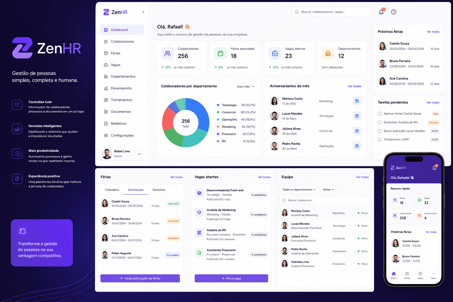 ZenHR — plataforma de gestão de pessoas